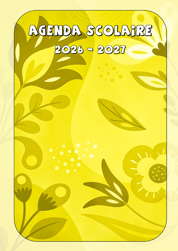 A5 Flowers - couverture jaune - Titulaire (GE)